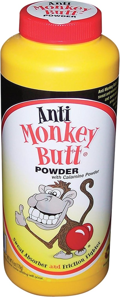 Anti Monkey Butt Powder with Calamine - 6 oz.