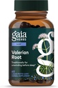 Gaia Herbs Racine valériane - Soutien naturel au sommeil pour un calme naturel pour aider la relaxation pour se préparer au sommeil - avec extrait de racine valériane biologique - 60 capsules de phytosules liquides véganes (30 jours)