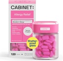 Cabinet: Diphenhydramine 25mg Altergy Relief Antihistamine Comprimés pour Allergies, Fièvre de Hay, et Runny Nez, 120 comprimés (Bouteille de verre rechargeable)