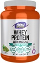NOW Sports Nutrition, Whey Protein, 24 G avec BCAAs, poudre de Matcha, 2-Pound