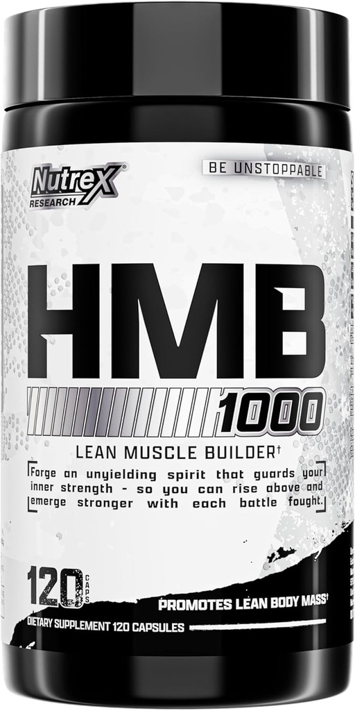 Recherche sur le nutrex HMB 1000 MG-Supprime la récupération musculaire, réduit les dommages musculaires squelettiques, la force accrue, prévient la perte musculaire.