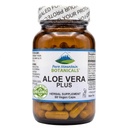 Pure Mountain Botanicals Aloe Vera Plus Capsules. 200:1 Extrait. Aloe Vera Gel séché biologique de casher, racine de marshmallow, orme de slipperie