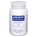 Encapsulations pures Digestion GB - Supplément enzymatique digestif - pour le soutien de la vésicule et la santé* - avec sel biliaire et mélange enzymatique digestif - sans gluten et sans OGM - 90 capsules
