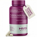 TUDCA foie Plus+, supplément de soutien du foie pour nettoyer le foie avec extrait de graine de chardon de lait, vitamine B12, folate, supplément de sel bile de Tudca (acide tauroursodéoxycholique), 60 capsules, 1 mois d'approvisionnement