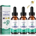 REYROB 3 Pack Cortexi Tinnitus Treatment, [1x30ML] Cortexi Hearing Support Drops,Cortexi Advanced Formula Drops for Ear Health