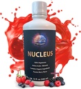 Vitamines liquides du nucléus - boisson nutritive multivitamine pour les hommes et les femmes, sans sucre et sans gluten, supplément de multivitamine végétarienne, sans arômes artificiels ou édulcorants - 32 oz (arôme de baie de passion)