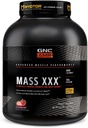 GNC AMP masse XXX, cliniquement prouvé gain de poids en poudre de protéines, améliore la résistance et la taille, 780 calories, 50g protéines, acides aminés micronisés, créatine, bêtaine, fraise, 13 portions, 6 livres