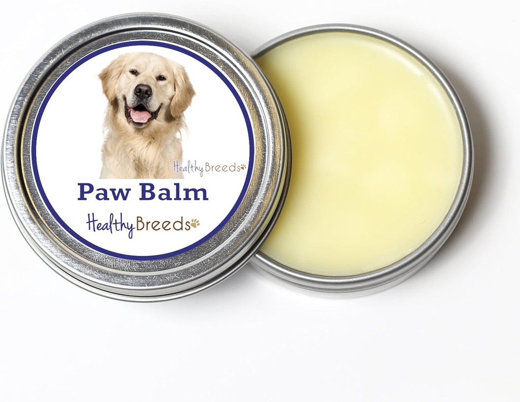 Les races saines Golden Retriever Paw Baume de chien 2 oz