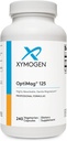 XYMOGEN OptiMag 125 - Supplément de magnésium avec le malate de di-Magnésium et le lysin glyciné pour soutenir Nerve, Muscle, Santé osseuse + Santé cardiovasculaire (240 capsules)