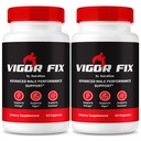 (2 Pack) Vigor Fix Male Supplement, VigorFix Pills for Men, Daily Nutrition for Overall Health and Wellness, Vigor Fixed Support Capsules for Confidence and Energy, Reviews (120 Capsules)