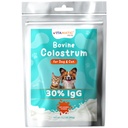 Colostrum bovin vitamatique pour chiens et chats, 90 Grams, 30% Immunoglobulines, herbe Fed