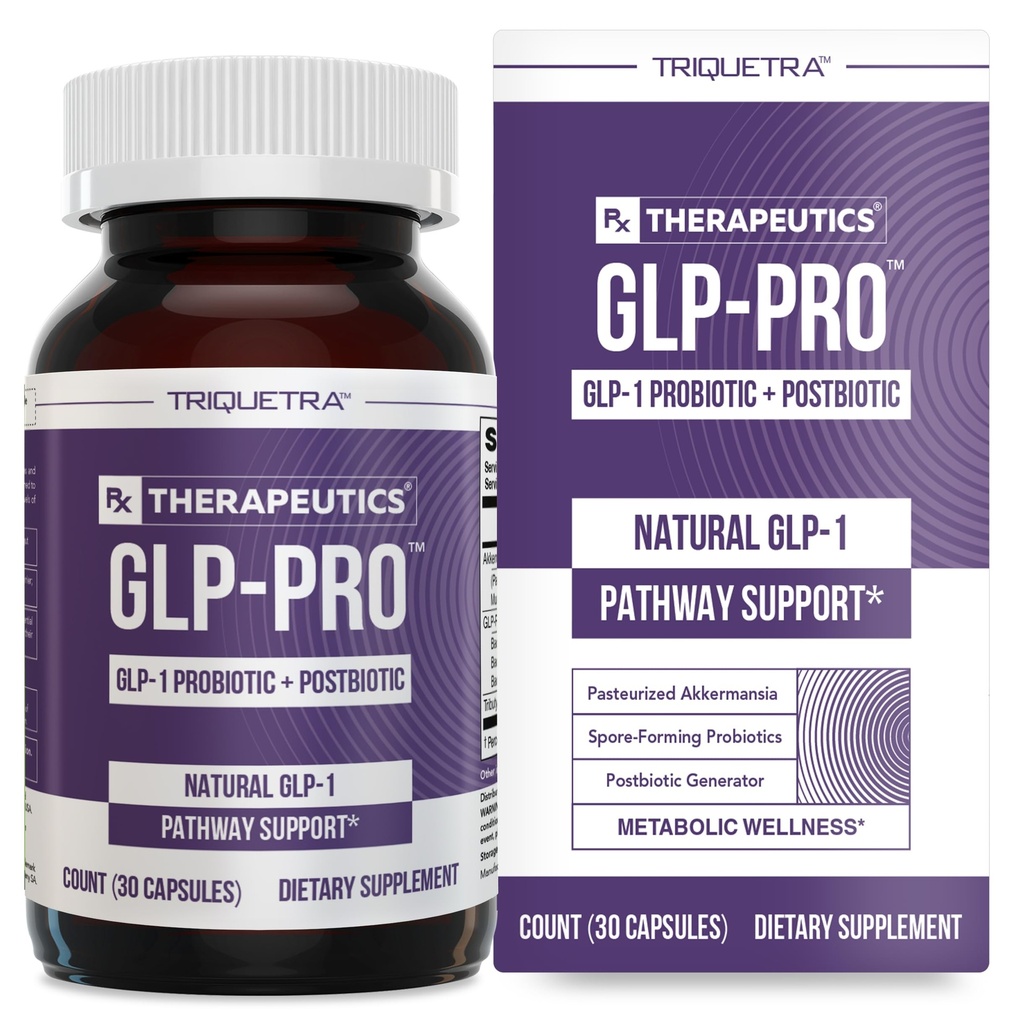 GLP-ProTM: Mélange probiotique et postbiotique pour le soutien naturel GLP-1 — Akkermansia MucTTM, ButyraGen® Générateur de butyrate et Bacillus spore — Appétit sain, SCFA et équilibre métabolique — 30 Compte