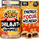 Pure Himalayan Shilajit Gummies - Haute puissance Gold Grade Resin - Energy Boost et Immune Support pour les hommes et les femmes avec Ashwagandha et Shatavari - 60 Gummy - Peach & Mango