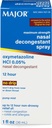 MAJOR Résistance maximale Vaporisateur à dégivrage nasal, HCl à Oxymétazoline 0,05% Mist de pompe, Spray nasal non somnolent, jusqu'à 12 heures de soulagement de la congestion nasale, des rhumes et des allergies 1 Fl. Oz. (1-Pack)