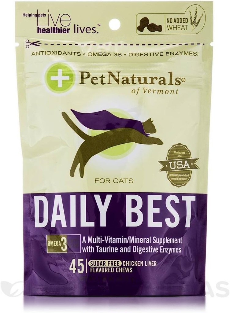 Animaux naturels Daily Best pour les chats (45 nombre)
