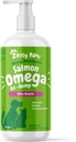 Zesty Paws Salmon Omega Oil Chanvre pour chiens et chats avec l'huile de saumon sauvage de l'Alaska Omega 3 et 6 acides gras avec EPA DHA pour animaux de compagnie soutient l'humidité normale de la peau et le système immunitaire Fonction 16oz