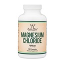 Chlorure de magnésium (Cloruro De Magnesio) - 180 capsules, 1 000 mg par portion, soutient la santé digestive et osseuse - sans OGM et sans gluten par des suppléments en double bois