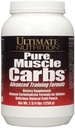 Ultimate Nutrition Carbes musculaires purs - Poudre glucidique complexe pour l'énergie durable - Pas de gras, Pas de cholestérol -Calorie pour les gains musculaires et les athlètes, Punch aux fruits, 2,75 livres