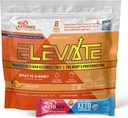 Real Cétones MCT & BHB Cétones exogènes Boissons Mélanger Packets Élever Keto Electrolytes Poudre Packets Pas de sucre avec 4 électrolytes principaux Plus hydratant propriétaire Keto BHB - 30 Pack Orange