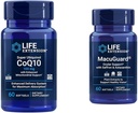 Life Extension Super Ubiquinol CoQ10 Heart Health Cellular Energy 60 Softgels & Macuguard Ocular Support Lutein Zeaxanthin Saffron Astaxanthin Eye Health 60 Count
