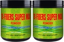 FIBRA 18 Super MAX Poudre (18 Fibres) - 400g - Complément alimentaire - Supporte le nettoyage et la désintoxication, non aromatisé (2 paquets)