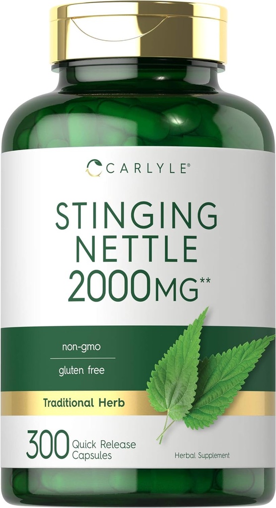Carlyle Stinging Nettle Leaf Extract 2000mg.300 Capsules.