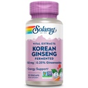 SOLARAY Extrait de racine de ginseng coréen fermenté de stress sain, énergie et support d'endurance physique