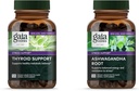 Gaïa Herbes Racine d'Ashwagandha - Fabriqué avec la racine d'Ashwagandha biologique - 120 Vegan Liquide Phyto-Capsules et Support Thyroïde - Soutenir l'équilibre métabolique sain et le bien-être global - 120 Vegan Liquide Phyto