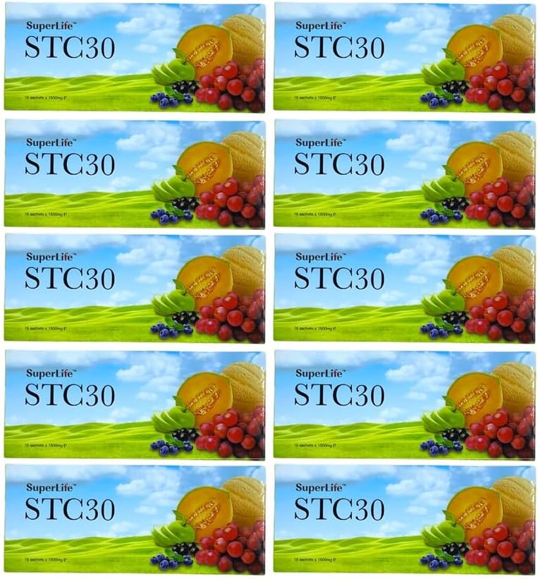 Superlife 10 Packs STC30 Stem Cell Anti Vieillissement Réduire les rides Pinceaux Fines lignes Texture Superlifeworld (15 sachets/paquet)