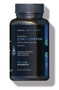 Éléments de tension Bisglycinate de zinc + Orotate 245mg avec chélate de cuivre: Santé musculaire et de la peau, équilibre hormonal - Zinc élémentaire 50mg (100 portions) Vegan