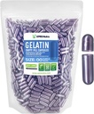 XPRS Nutra Size 00 Capsules vides - 1000 Capsules de gélatine vides de compte - Pills Bricolage Capsule Remplissage - Gel de pilule rempli pour suppléments de bricolage (Purple Pearl)