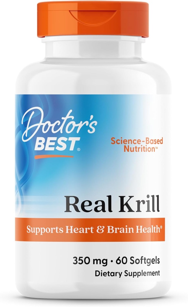 Meilleur Krill réel de docteur, 350mg 60-Count