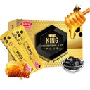 Ashraf Naturals King Honey Shilajit Plus - Premium Honey & Himalayan Shilajit mélange avec des extraits de plantes, l'énergie naturelle et le soutien de la vitalité, 15 sachets x 15g