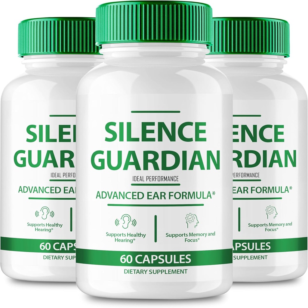 Silence Guardian Acouphène Relief pour les oreilles sonnantes Capsule, Silence Guardian Anneau clair Acouphènes, SilenceGuardian Ear Supplément Acouphènes, Acouphènes sonnants, SilenceGuardian Reviews (3 Pack)