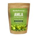 Herbsforever Amla Powder. Phyllanthus Emblica, Vitamine C & Antioxydants, soutient l'immunité saine, non-OGM, végétalien, 454 GMS.