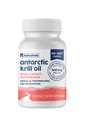 NativePath Antarctic Krill Oil - Wild-Caught Omega 3 Krill Oil 500mg Softgels avec EPA, DHA et Astaxanthin - Supplément pour l'articulation, le cœur, le cerveau et l'immunité - 60 ct - Pas d'arrière-goût de poisson