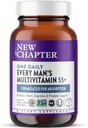 Nouveau chapitre Multivitamine homme 50 Plus pour le cerveau, le cœur, la digestion, la prostate et l'immunité Support avec 20+ nutriments + Astaxanthine - Chaque jour 55+, doux sur l'estomac - 72 ct