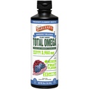 Barlean's Liquid Flaxseed, Borage and Algae Oils Omega 3 Supplément, grenade Blueberry Flavor, Vegan EPA et DHA, Lin et huile de graines de Borage avec 3 980 mg d'Oméga-3-6-9, 16 oz