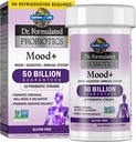 Garden of Life Probiotics Mood+ Dr Formulé Acidophilus Probiotic Supplement - favorise le bien-être émotionnel, la relaxation et l'équilibre digestif - Ashwagandha pour la gestion du stress, 60 Veggie Caps