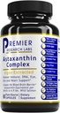 Premier Research Labs Premier Complexe Astaxanthine - Suppléments d'astaxanthine, Astaxanthine 4mg par gélule, provenant d'algues, Soutien antioxydant pour les femmes et les hommes - 60 Capsules végétariennes
