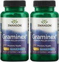 Swanson Fort maximum Graminex Flower Pollen Extract - Soutient la santé de la prostate, la fonction urinaire et la santé rénale - Supplément santé des hommes - (60 gélules, 500 mg chacune) (2 pack)