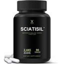 HUMANX Sciatica Formule focalisée - Supplément de soutien nerveux avec l'acide R-lipoïque stabilisé pour la force supplémentaire - Vitamines favorisant le dos sain, les jambes, les pieds - Suppléments de neuropathie - Sciatisil