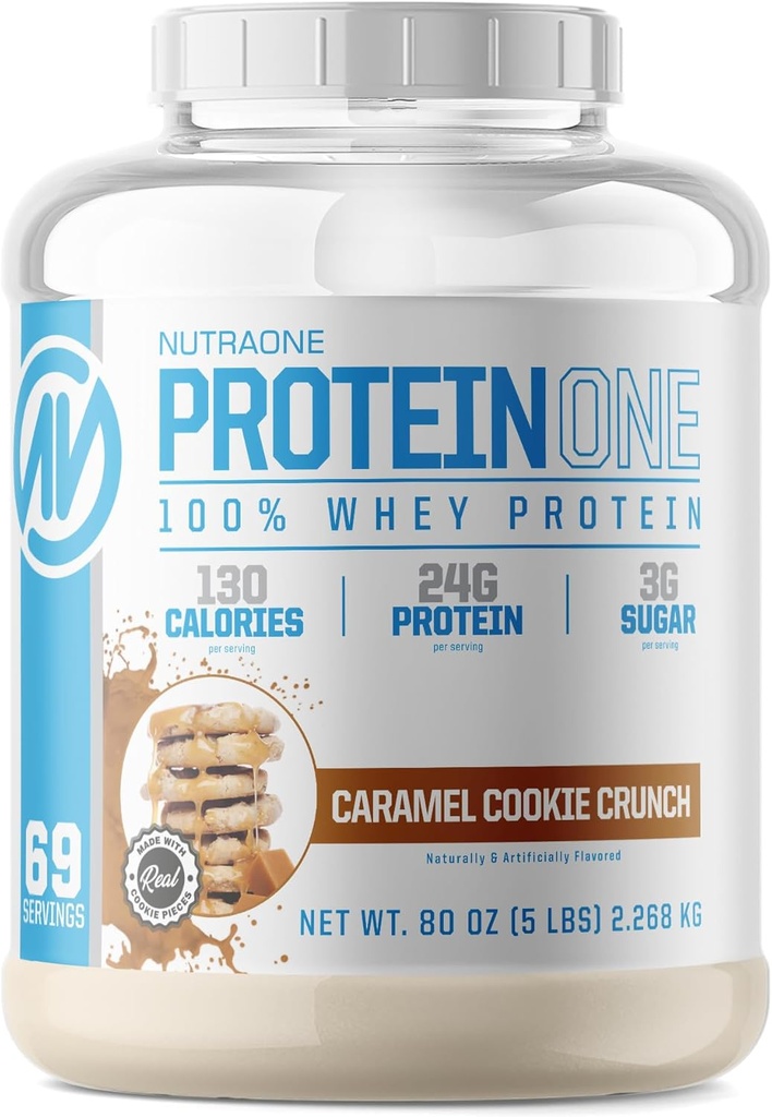 NutraOne ProteinOne Caramel Cookie Crunch - 5Kgs
