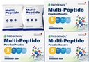 Poudre multi-peptides, 5 peptides à petites protéines moléculaires: Soy, Ovalbumin, Whey, Cucumber de mer et Peptides chiitake, 100 % Absorption, 62 % Protéines, Oméga 3 et 6, Vitamines et minéraux (3 boîtes)