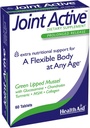 Healthaid Jointactive, 60 Ct, libération prolongée, un corps flexible à n'importe quel âge, moule verte liped, avec Glucosamine, Chondritine Tumeric, MSM, Collagen.
