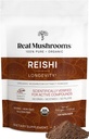 Véritables champignons Reishi Poudre de champignons - Extraits de champignons biologiques cueillis à la main - Reishi rouge pour le bien-être quotidien Tranquil avec bêta-glucanes végan, non-OGM, pas de remplissage de grains, 100 portions