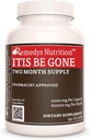 La nutrition de Remedy Itis Be Goone , 1000 mg, 60 Capsules de végétaliens Complément alimentaire à base de plantes , 2 mois d'approvisionnement