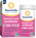 Renouveler la vie Capsules probiotiques pour femmes, soutient l'équilibre du pH pour les femmes, la santé vaginale, urinaire, digestive et immunitaire, L. Rhamnosus GG, laiterie, soja et sans gluten, 90 milliards CFU - 30 Ct
