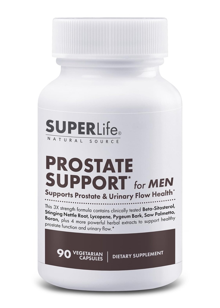Support Prostate de démarrage frais - 3X Strength avec Beta Sitostérol, Saw Palmetto, Nettle & Pygeum Bark Extraits.