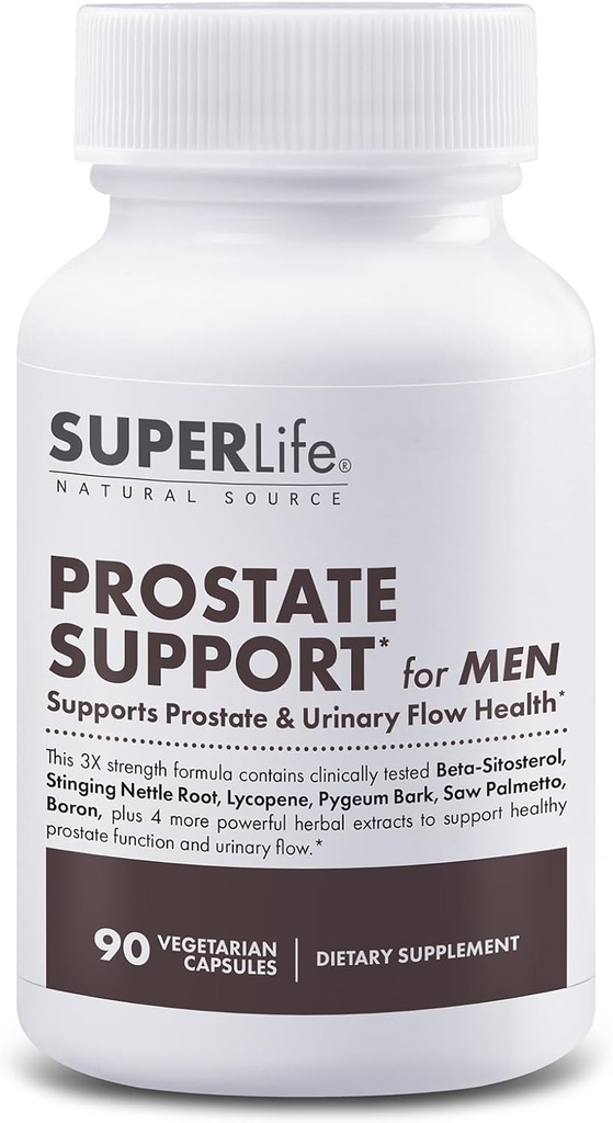 Support Prostate de démarrage frais - 3X Strength avec Beta Sitostérol, Saw Palmetto, Nettle & Pygeum Bark Extraits.
